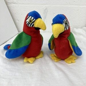 Ty 4197 Beanie Baby "Jabber The Parrot Tropical Bird" Retired